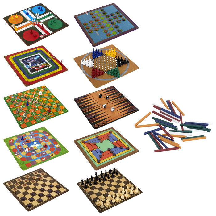 Mister Gadget Juego De 100 Juegos De Mesa Clásicos Colección Vintage