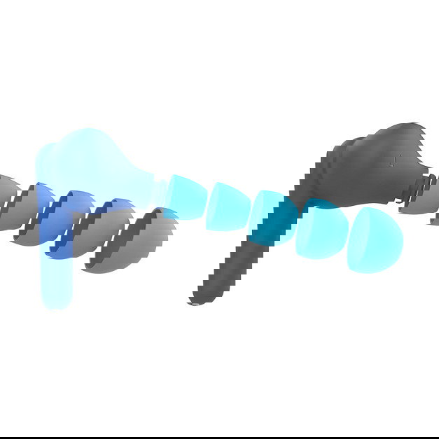 Belkin AUC011btBL Soundform Nano 2 Auriculares Inalámbricos Intraurales para Niños, Resistente al Agua IPX5, Bluetooth 5.3, 28h Batería, Azul