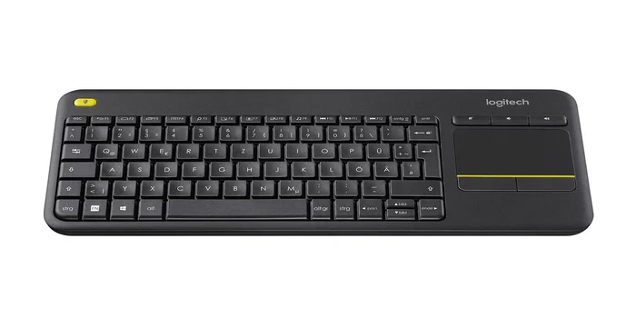Logitech K400 Plus Teclado Inalámbrico con Touchpad Negro Logitech K400 Plus Teclado Inalámbrico con Touchpad Negro