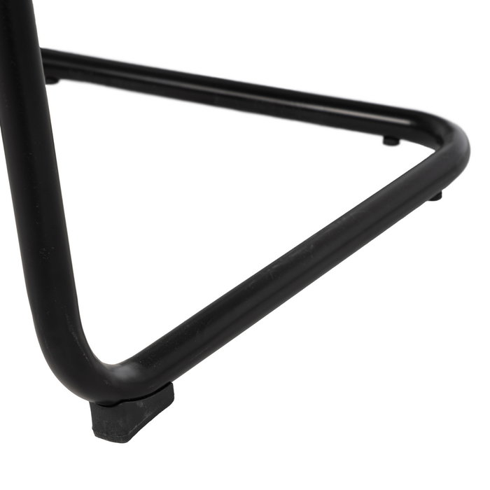Silla Negro-Natural Madera-Ratán Salón 61,50 X 53 X 82,50 cm (Set de 2)