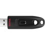 Sandisk ULTRA 64 GB USB FLASH DRIVE, USB 3.2 Gen 1, 100 MB/s Lectura, Rojo