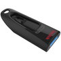 Sandisk ULTRA 64 GB USB FLASH DRIVE, USB 3.2 Gen 1, 100 MB/s Lectura, Rojo