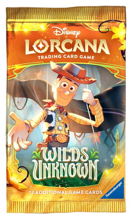 Disney Lorcana TCG Wilds Unknown caja de sobres Expositor (24) *Edición Inglés*