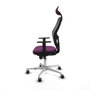 PIQUERAS Y CRESPO Silla de oficina Jorquera Morado y Negro