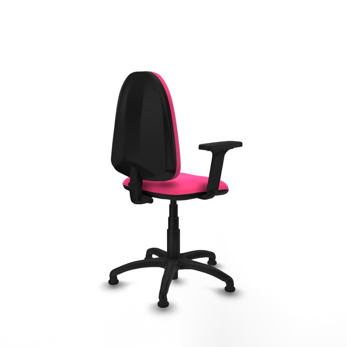PIQUERAS Y CRESPO Silla de oficina Aýna Rosa con Brazos 2D