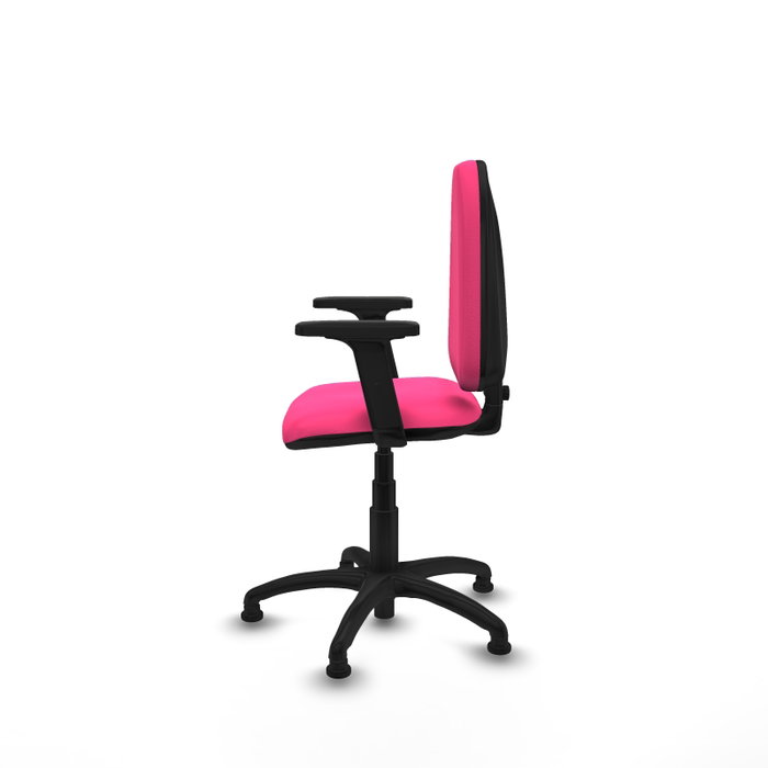 PIQUERAS Y CRESPO Silla de oficina Aýna Rosa con Brazos 2D