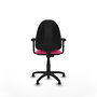 PIQUERAS Y CRESPO Silla de oficina Aýna Rosa con Brazos 2D