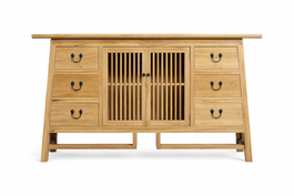 DKD Home Decor Buffet de Madera Reciclada y Olmo 180x42x80