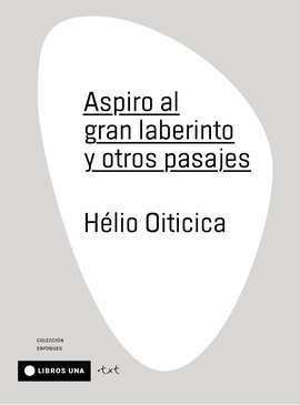 Aspiro al gran laberinto y otros pasajes, Hélio Oiticica - LIBROS UNA
