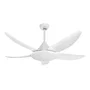 Orbegozo CP 132120 Ventilador de Techo Inteligente Blanco 120 cm, con Motor DC, Luz LED, 6 Velocidades, Reversible, Silencioso y Mando a Distancia