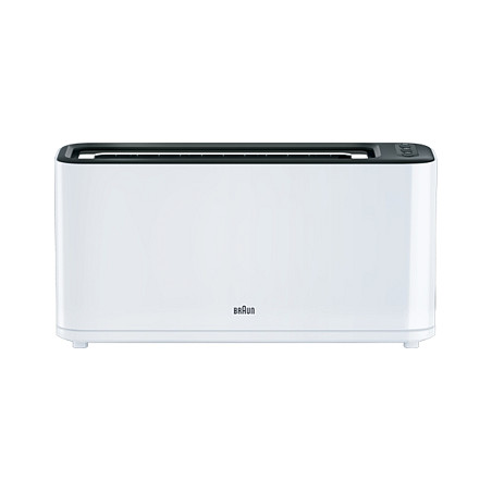 Braun HT 3100 PurEase Langschlitz-Toaster Tostadora de 1 rebanada con ranura larga, 1000 W, Negro y Blanco Braun HT 3100 PurEase Langschlitz-Toaster Tostadora de 1 rebanada con ranura larga, 1000 W, Negro y Blanco