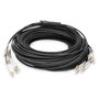 Digitus LWL Patchkabel de Fibra Óptica LC/UPC Preconfeccionado OM4, 8 Fibras, 75m, 50/125 µm, Multimodo, 0.3 dB, Negro