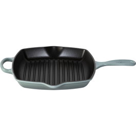 Le Creuset Sartén de Parrilla Cuadrada de Hierro Fundido 26 cm Sea Salt