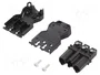 Wieland GST18I3SS1ZR1SW con alivio de tensión, negro