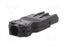 Wieland GST18I3SS1ZR1SW con alivio de tensión, negro
