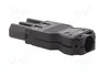 Wieland GST18I3SS1ZR1SW con alivio de tensión, negro