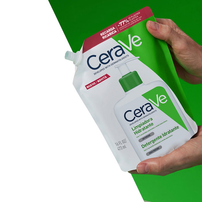 Cerave Gel Limpiador Hidratante para Piel Normal y Seca, con Ceramidas y Tecnología MVE de 24h, Ref. 473 ml