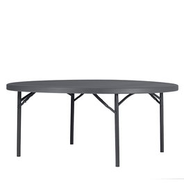 ZOWN PLANET180 Mesa Redonda 180 cm de Diámetro, Polietileno