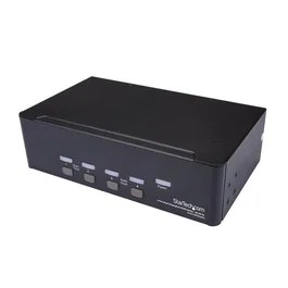 StarTech.com Switch KVM de 4 Puertos Dobles DisplayPort 4K 60Hz SV431DPDDUA2