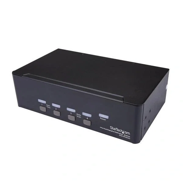 StarTech.com KVM Switch de 4 Puertos Doble DisplayPort 4K 60Hz SV431DPDDUA2 StarTech.com KVM Switch de 4 Puertos Doble DisplayPort 4K 60Hz SV431DPDDUA2