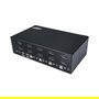 StarTech KVM Switch de 4 Puertos Dual DisplayPort 1.2 - 4K Ultra HD 60Hz a 3840x2160 Pixeles, Switch de Video USB para Control de 4 PCs, Montaje Rack 2U