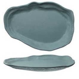 Summa Oyster Azul Fuente 30x22 cm (Set de 6)ುವ
