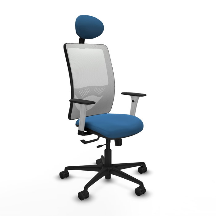 PIQUERAS Y CRESPO Silla de oficina Zulema Azul claro y Blanco PIQUERAS Y CRESPO Silla de oficina Zulema Azul claro y Blanco