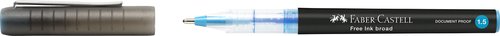 Faber-Castell Free Ink Bolígrafos de tinta líquida Punta 1,5 mm Azul cielo (Set de 12) Faber-Castell Free Ink Bolígrafos de tinta líquida Punta 1,5 mm Azul cielo (Set de 12)
