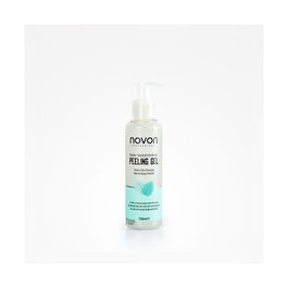 Novon Gel Exfoliante para Alisar la Piel Masculina, Limpia Profundamente, Suaviza y Uniformiza el Rostro, Apto para Todo Tipo de Pieles