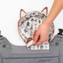 Infantino Mochila Porta Bebé Cuddle Up Fox - 2 modos: cara ventral y dorsal