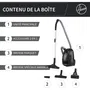 Hoover Aspirador Bidón HE1 Compacto y Potente con Bolsa, Gran Capacidad 2.5L, Alto Rendimiento, HOO8059019095837