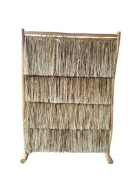 DKD Home Decor Biombo Balines Teak Root Items Fibras Naturales Natural 130 x 30 x 180 cm
