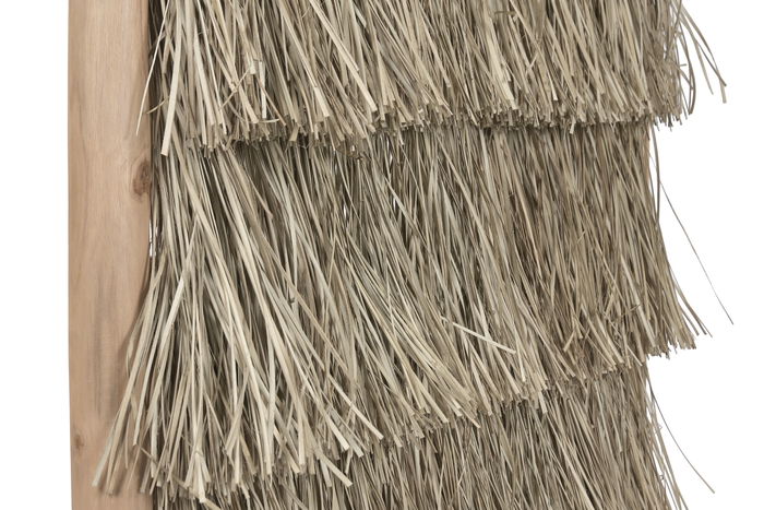 DKD Home Decor Biombo Balines Teak Root Items Fibras Naturales Natural 130 x 30 x 180 cm