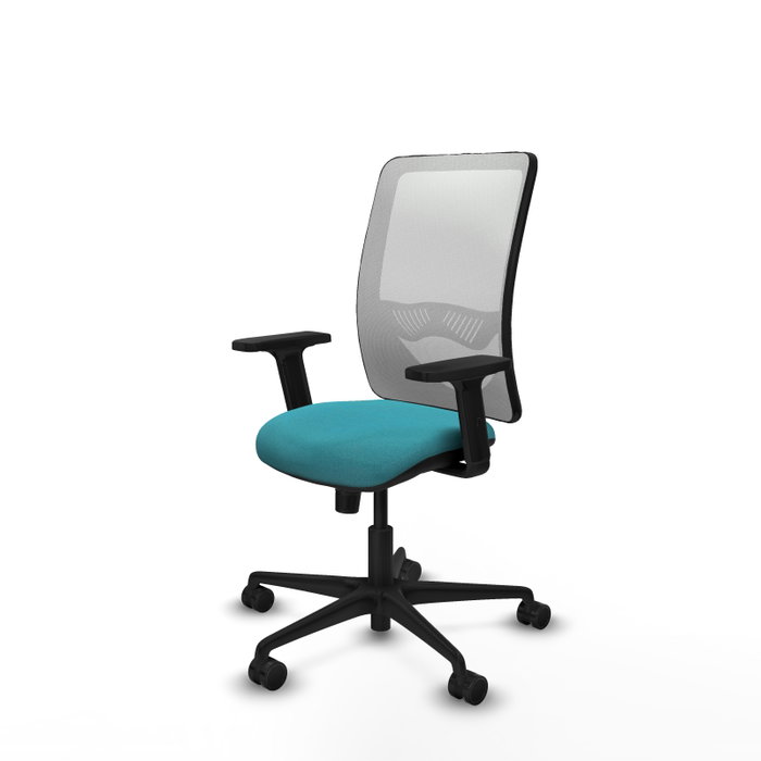PIQUERAS Y CRESPO Silla de oficina Zulema, Mecanismo Sincro, Turquesa/Blanco PIQUERAS Y CRESPO Silla de oficina Zulema, Mecanismo Sincro, Turquesa/Blanco