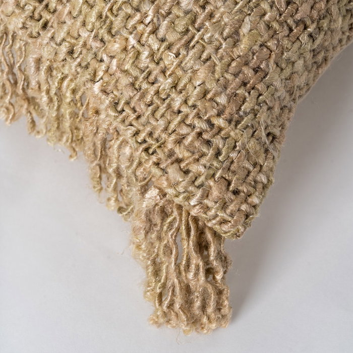 Cojín Beige Viscosa-Algodón 50 X 50 cm (Set de 2)