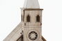DKD Home Decor Decoracion Navidad Iglesia Madera Led Marron 13.5 x 21 x 13.5 cm (2 Unidades)
