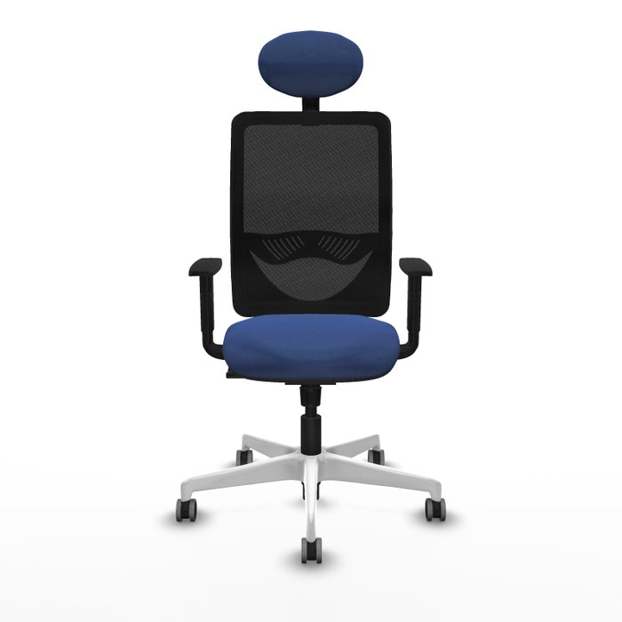 PIQUERAS Y CRESPO Silla de oficina Zulema con mecanismo Sincro, Azul marino y Negro PIQUERAS Y CRESPO Silla de oficina Zulema con mecanismo Sincro, Azul marino y Negro