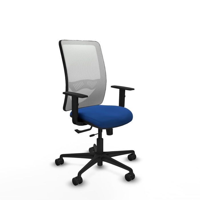 PIQUERAS Y CRESPO Silla de oficina Zulema con mecanismo Sincro/Traslack, Azul y Blanco PIQUERAS Y CRESPO Silla de oficina Zulema con mecanismo Sincro/Traslack, Azul y Blanco