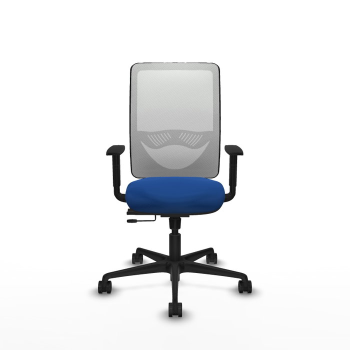 PIQUERAS Y CRESPO Silla de oficina Zulema con mecanismo Sincro/Traslack, Azul y Blanco PIQUERAS Y CRESPO Silla de oficina Zulema con mecanismo Sincro/Traslack, Azul y Blanco