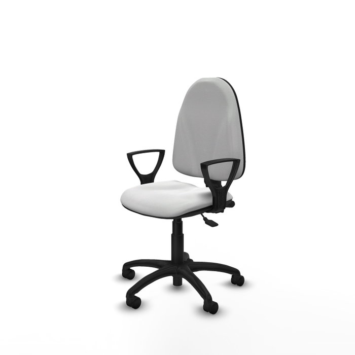 PIQUERAS Y CRESPO Silla de oficina Algarra, Mecanismo Asincro, Tela Blanca PIQUERAS Y CRESPO Silla de oficina Algarra, Mecanismo Asincro, Tela Blanca