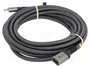 GOOBAY Cable HDMI 2.1 de 5m Textil Negro-Gris