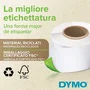 Dymo LW Durable Etiquetas de 25 mm x 89 mm, Blanco, 2 Rollos de 350 unidades