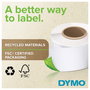 Dymo LW Durable Etiquetas de 25 mm x 89 mm, Blanco, 2 Rollos de 350 unidades