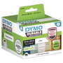 Dymo LW Durable Etiquetas de 25 mm x 89 mm, Blanco, 2 Rollos de 350 unidades