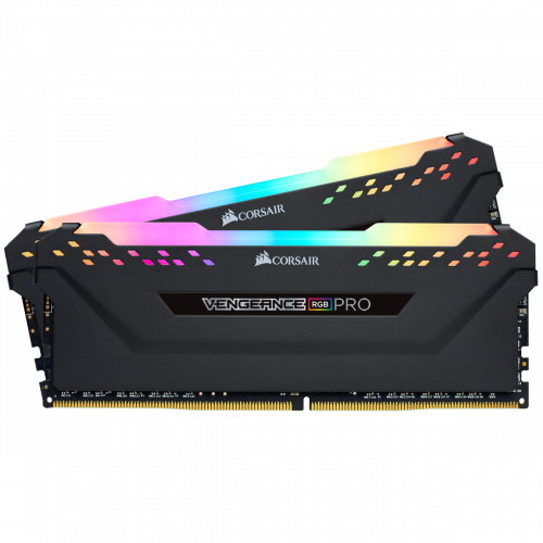 Corsair Vengeance RGB PRO 32 GB (2x16 GB) DDR4 3600 MHz CL18 Kit RAM - Negro