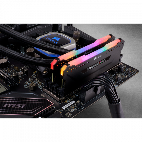 Corsair Vengeance RGB PRO 32 GB (2x16 GB) DDR4 3600 MHz CL18 Kit RAM - Negro