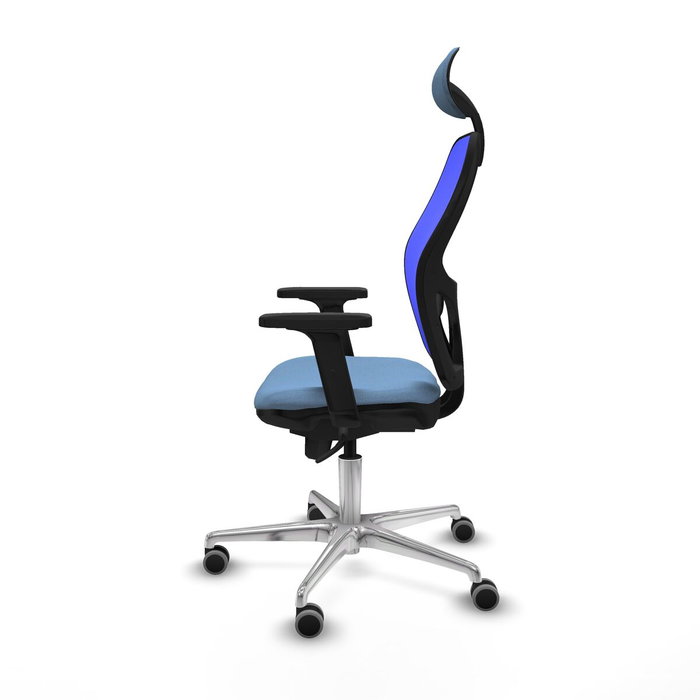 PIQUERAS Y CRESPO Silla de oficina Jorquera con mecanismo Sincro, Azul cielo y Azul PIQUERAS Y CRESPO Silla de oficina Jorquera con mecanismo Sincro, Azul cielo y Azul