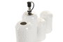 DKD Home Decor Set de Aceitera y Vinagrera Pengjia Flower 2025, Porcelana y Bambú