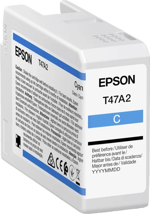 Epson T47A2 Cartucho de Tinta Cian 50ml UltraChrome Pro 10 Epson T47A2 Cartucho de Tinta Cian 50ml UltraChrome Pro 10