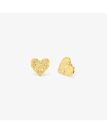 Radiant Pendientes Boton Gold CUORE Dorados